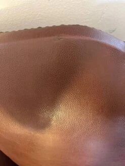 Vintage Club Chair In Faux Leather