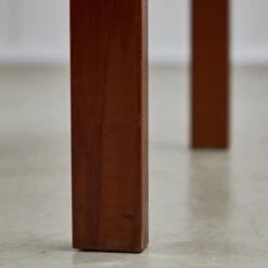 Angular, Teak Wood And Leather Chair With Copper Details, 1970s -Chairly Shop 0617df3b bb94 4313 8479 ac870c7df2e9