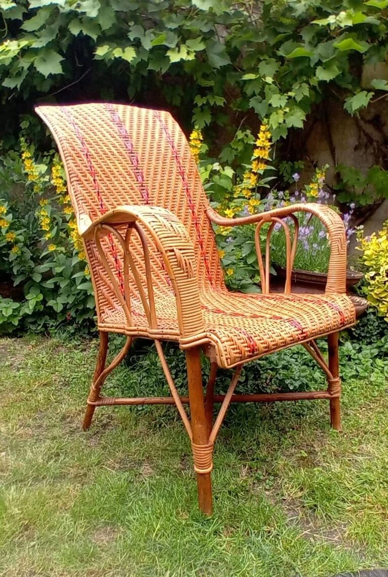Vintage Rattan And Bamboo Armchair 12 Vintage Rattan And Bamboo Armchair - Image 10