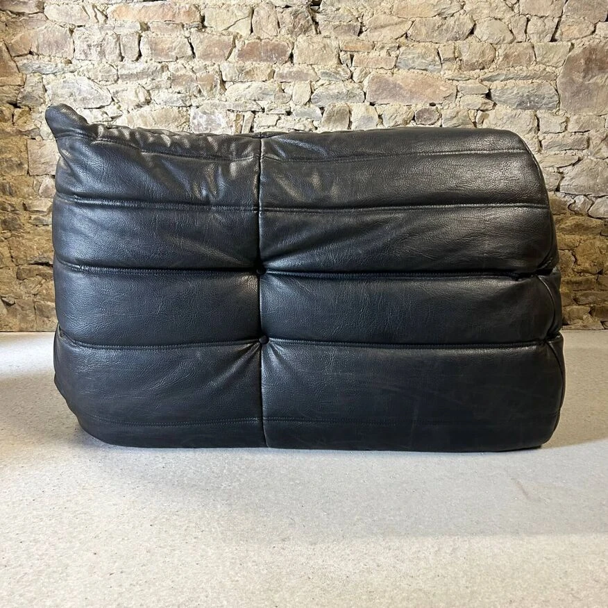 Togo Leather Corner Armchair By Michel Ducaroy For Ligne Roset 9 Togo Leather Corner Armchair By Michel Ducaroy For Ligne Roset - Image 7