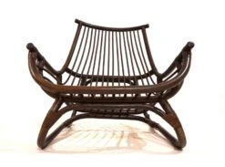 Manou Rattan Lounge Chair In Pagoda Style With Ottoman -Chairly Shop 099ebfc9 a3d6 478e 8a85 42e1d4d121a6