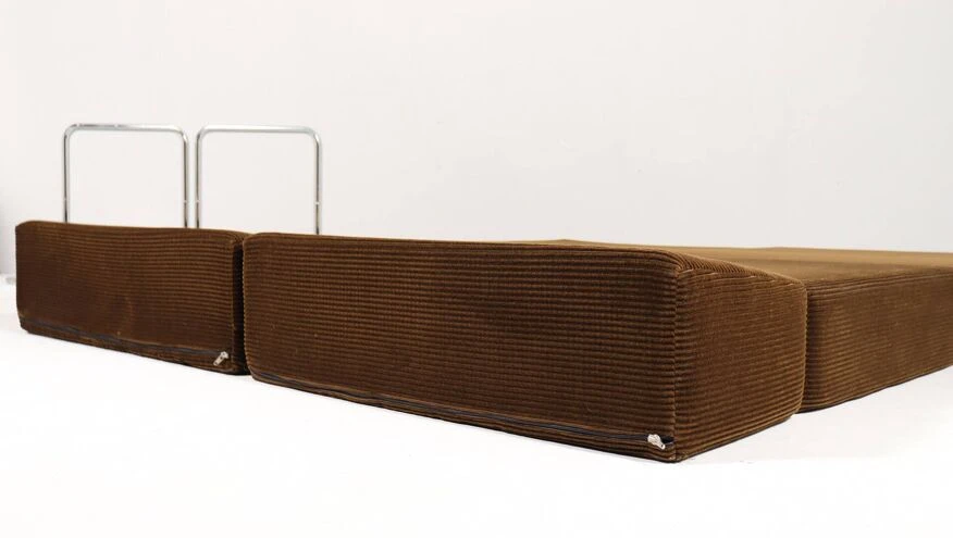 Mid-century Fold-out Sofa Elements, Germany, 1970s 16 Mid-century Fold-out Sofa Elements, Germany, 1970s - Image 14