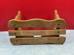 Lacemaker's Bench In Natural Wood With Openwork Seat, Popular Art