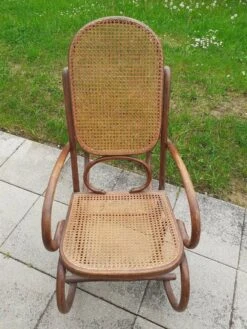 Rocking Chair Wood And Cane -Chairly Shop 1028a59c 058d 43aa bf5c 97252477212a
