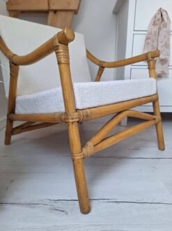 Bamboo And Terry Fabric Armchair -Chairly Shop 10652eba 5407 4608 8381 481b39f09fc1