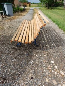 Wrought Iron And Wood Bench From The 60s -Chairly Shop 11ad0a0d 3c76 462c b0b8 7b959a0f9f67