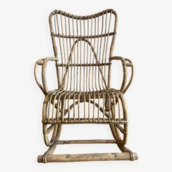 Rattan Rocking Chair, 1960s -Chairly Shop 11c1d4d8 403f 4126 b656 464153887f76