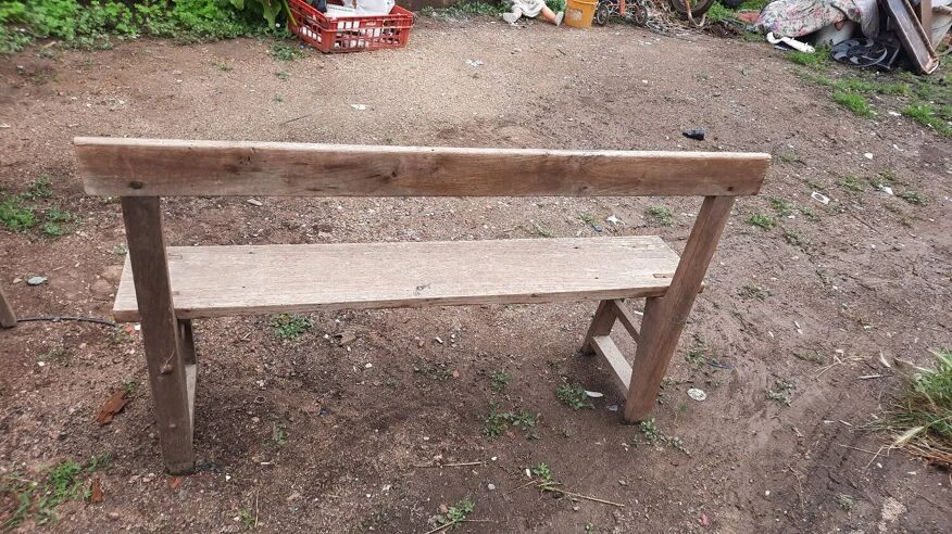 Child School Bench 4 Child School Bench - Image 2