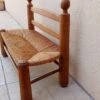 Vintage Wood And Straw Perriand Style Bench From The 50s -Chairly Shop 121f28c1 f6f8 46c0 9329 dfc0abcc95fc