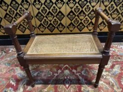 Small Louis XVI Style Cane Bench -Chairly Shop 131edad8 d041 4ba2 a5cc fcd22bcc8b4d