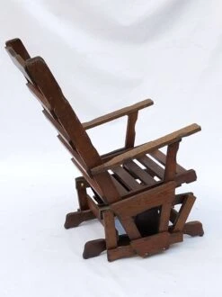 Rocking Chair Vintage Wooden Rocking Chair 50s 60s -Chairly Shop 13aef53e 56e3 4d9e 8c5c 3233c855ec5f