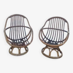 Pairs Of 70s Rattan Armchairs -Chairly Shop 15acf894 d6fd 469c b395 9decd709c2b5