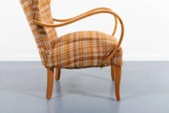 Sculptural Scandinavian Modern Armchair, 1950’s