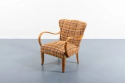Sculptural Scandinavian Modern Armchair, 1950’s -Chairly Shop 16712d6a 3b74 43aa 9448 39013cee442e