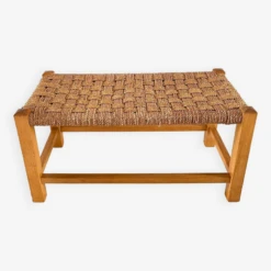 Stool Bench Wood And Rope Vintage Bohemian Spirit -Chairly Shop 16884816 2a00 4d28 a343 84f56629f6a6