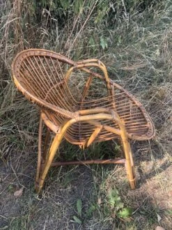 Rattan Armchairs Bamboo Wicker Vintage 60s -Chairly Shop 18e7f46c 1f04 4db6 884f 483620150a8e