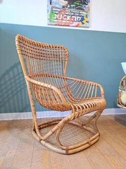 Rattan Armchair By Tito Agnoli -Chairly Shop 1a5bc522 b8f4 4f02 95c5 eee9fb1dd27e