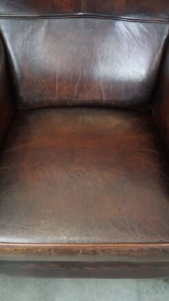 Set Of Two In Very Good Condition Dark Sheepskin Leather Wingback Armchairs 23 Set Of Two In Very Good Condition Dark Sheepskin Leather Wingback Armchairs -Chairly Shop 1ab107b1 0184 4da5 bb57 4176b4f6a4f6