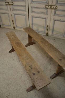 Pair Of Small Oak Benches -Chairly Shop 1abbce70 1a14 4023 846f 37e0fcf08571