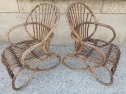 Pair Of Vintage Rattan Egg Armchairs From The 60s -Chairly Shop 1c99e287 d0f2 4110 89b9 9229fd7e5b94