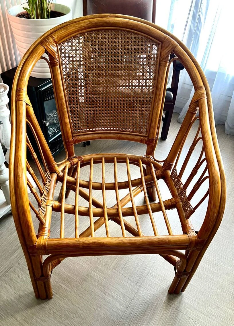 Light Rattan Armchair 4 Light Rattan Armchair - Image 2