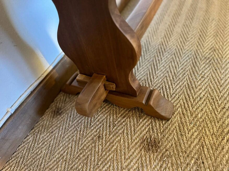 Vintage Solid Wood Farm Bench 5 Vintage Solid Wood Farm Bench - Image 3