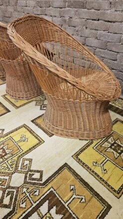 Set Of 3 Wicker Rattan Armchairs 1970 -Chairly Shop 1f328c1b 85cb 4ebb afe8 cae514893586