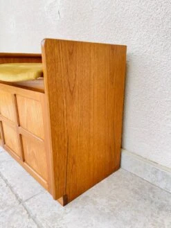 Vintage Scandinavian Teak Bench