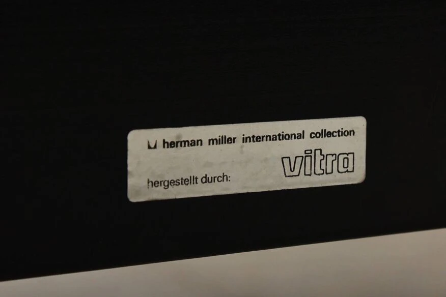 Vintage Eames Bank Stuhl Vitra Miller Mid Century Design 70er 3 Vintage Eames Bank Stuhl Vitra Miller Mid Century Design 70er