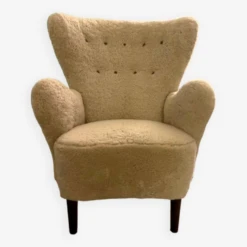 Danish Wing Chair, By Alfred Christensen For Slagelse Møbelværk, 1940s -Chairly Shop 247ebb53 da1f 41e0 b8e3 11bafef226a6