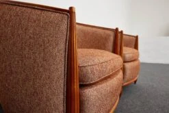 Fauteuils Lounge « Barrel » Du Milieu Du Siècle, De Style Art Déco, Dans Le Style De Paul Follot, France 1960 -Chairly Shop 258666e9 ed14 4991 8dc2 3d7aba2d40e5