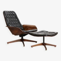 George Mulhauser Lounge Chair & Ottomane "Mr.Chair II" For Plycraft -Chairly Shop 26977c57 ae52 4ff0 a637 907a59bc6efb