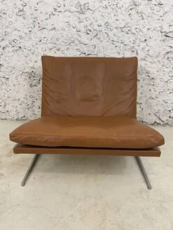 Scandinavian Gold Leather Fireside Chair, BO-561 By Preben Fabricius & Jørgen Kastholm -Chairly Shop 26c92383 c2a5 4ca7 81f5 fd00c36751e6