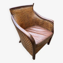 Modernist Art Deco Colonial Armchairs Reissued Around 1970. -Chairly Shop 26f5ca6c eb15 426f 8b10 ec05b95733fb