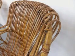 Pair Of Italian Armchairs By Vittorio Bonacina In Vintage Rattan From The 60s -Chairly Shop 26f7d446 e3e7 4b9e b9b2 7316ad7c98a9