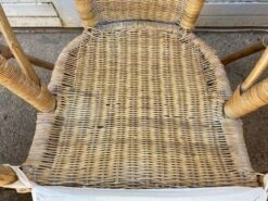 Set Of 3 Vintage Rattan And Wicker Armchairs -Chairly Shop 2731e1f2 279d 4070 9cf2 d86b021cffa8