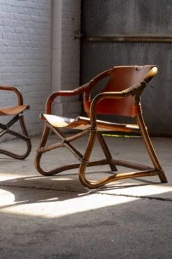 2x Horsnæs "Manilla" Lounge Chairs In Stained Bamboo And Saddle Leather, 1960s Denmark 36 2x Horsnæs "Manilla" Lounge Chairs In Stained Bamboo And Saddle Leather, 1960s Denmark -Chairly Shop 28961ef3 10e6 46c6 83eb 46e5663079fd