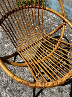Pair Of Rattan Shell Armchairs Year 59/60 -Chairly Shop 2c248c6a 8497 4954 bc1b a7984b588e94