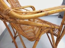 Pair Of Italian Armchairs By Vittorio Bonacina In Vintage Rattan From The 60s -Chairly Shop 3194ea86 3e1a 4e63 8115 3f589def20ac