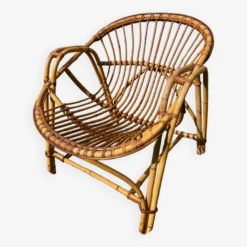 Vintage Rattan Armchair 1960 -Chairly Shop 3218a791 29b7 4370 801b 285f52ab644a