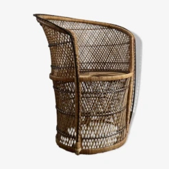 VINTAGE PALM TREE ARMCHAIR IN BURI