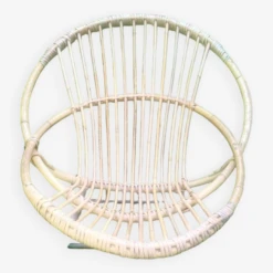 Rattan Armchair - Black Steel Base - Vintage -Chairly Shop 3554c821 9ef4 4a32 8d5e 8bf4c6f71c62