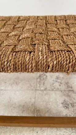 Stool Bench Wood And Rope Vintage Bohemian Spirit -Chairly Shop 39798012 25cc 4a89 abd9 70726a716173