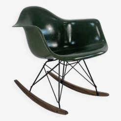 Eames Herman Miller 1950s RAR Rocking Chair In Dark Olive Green -Chairly Shop 398805cf 7ada 4045 bc3f 7e6443957c99