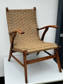 Vintage Bas Van Pelt Rope Chair -Chairly Shop 39a6733b 425c 416c a9ae 89779877ef28