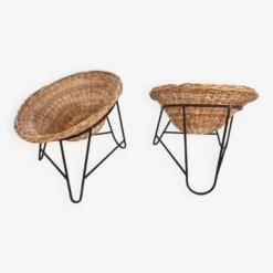 Set Of 2 Wicker Pod Chairs From The 60s -Chairly Shop 3d275935 00fe 4e39 a2cc 4e8ff0a02804