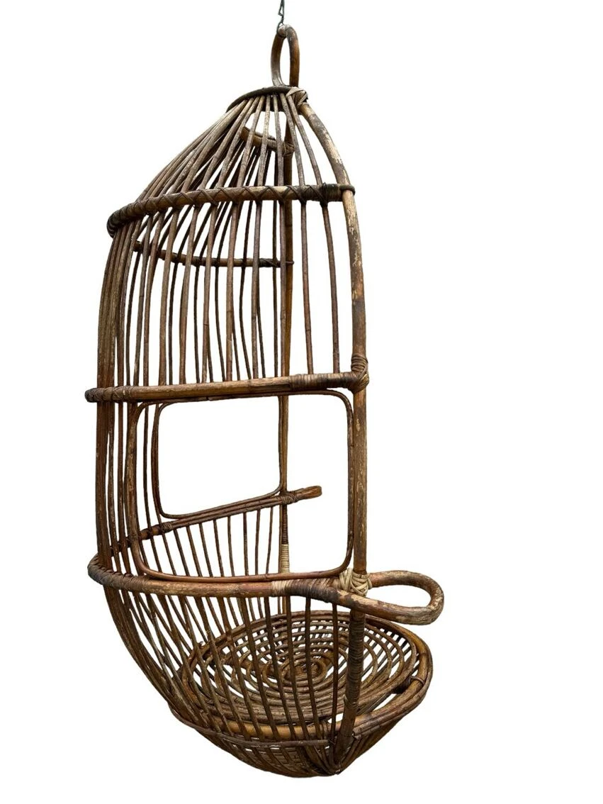 Vintage Italian Hanging Chair By Fratelli Castano, 1950s 5 Vintage Italian Hanging Chair By Fratelli Castano, 1950s - Image 3