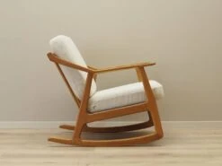 Oak Rocking Chair, Danish Design, 1960s, Designer: H. Brockmann Petersen, Production: Randers Møbelf -Chairly Shop 3f5e1d72 23bb 4c14 ad1f 0ce239afc4c3