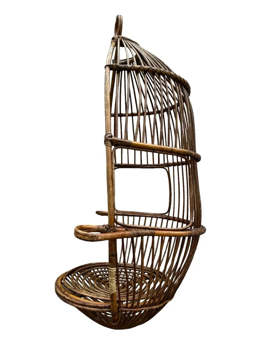 Vintage Italian Hanging Chair By Fratelli Castano, 1950s 4 Vintage Italian Hanging Chair By Fratelli Castano, 1950s - Image 2