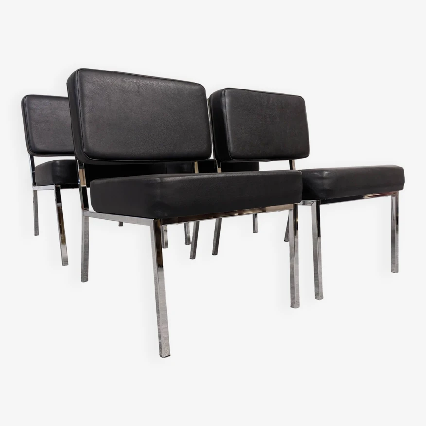 Series Of 4 Modernist Armchairs From The 70s/80s 12 Series Of 4 Modernist Armchairs From The 70s/80s - Image 10